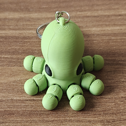 Nyckelring Bläckfisk