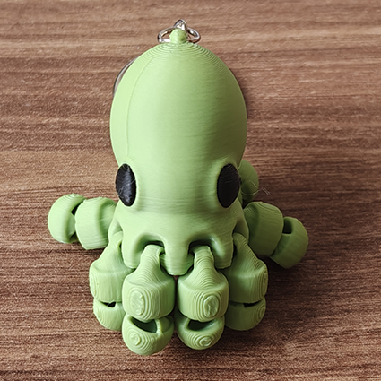 Nyckelring Bläckfisk